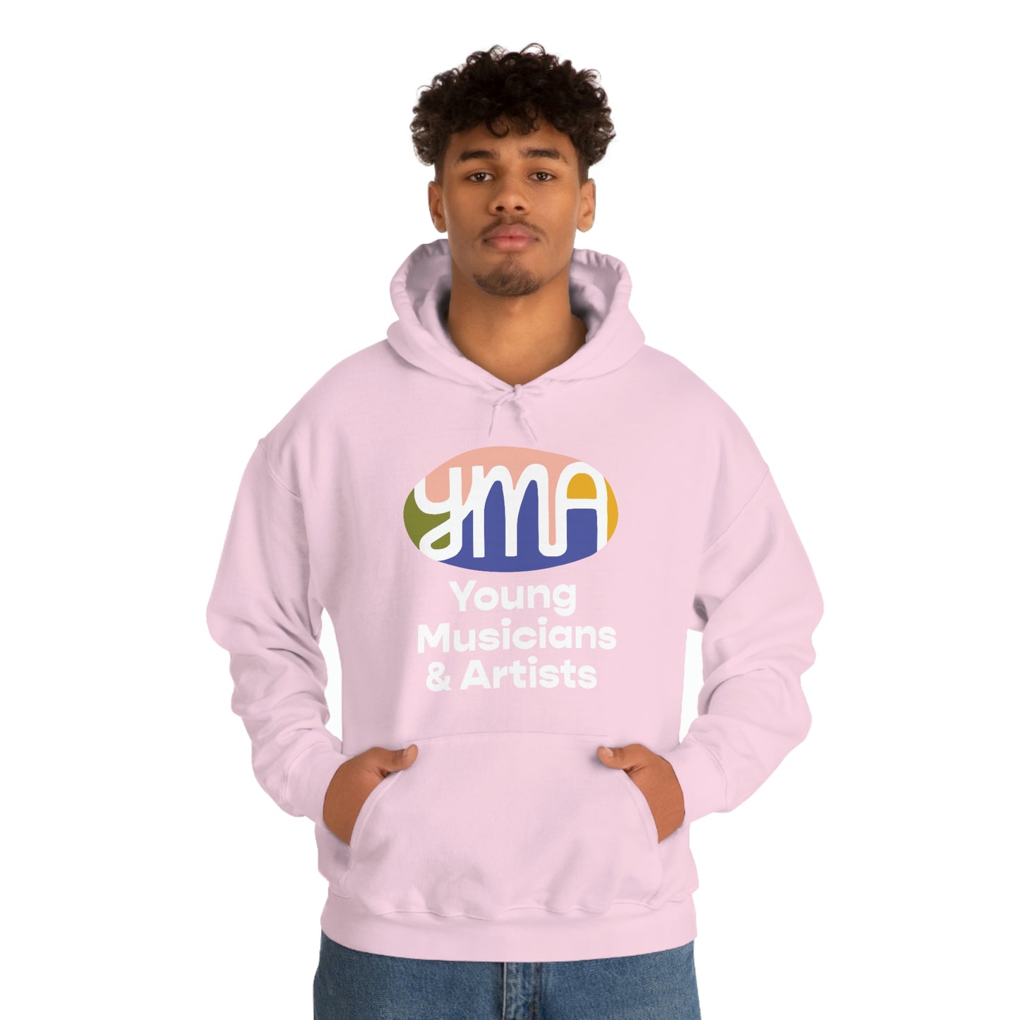 Unisex YMA Logo Hooded Sweatshirt