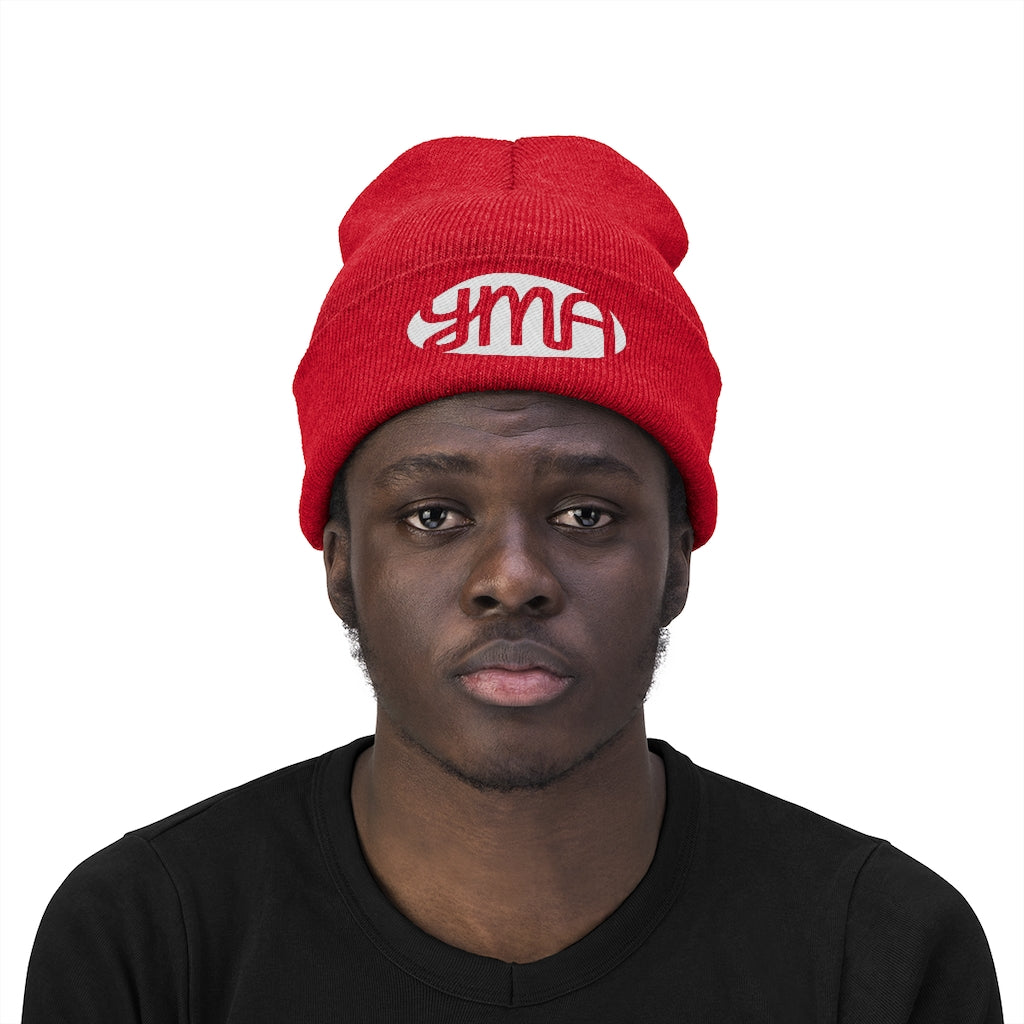 Embroidered YMA Logo Knit Beanie