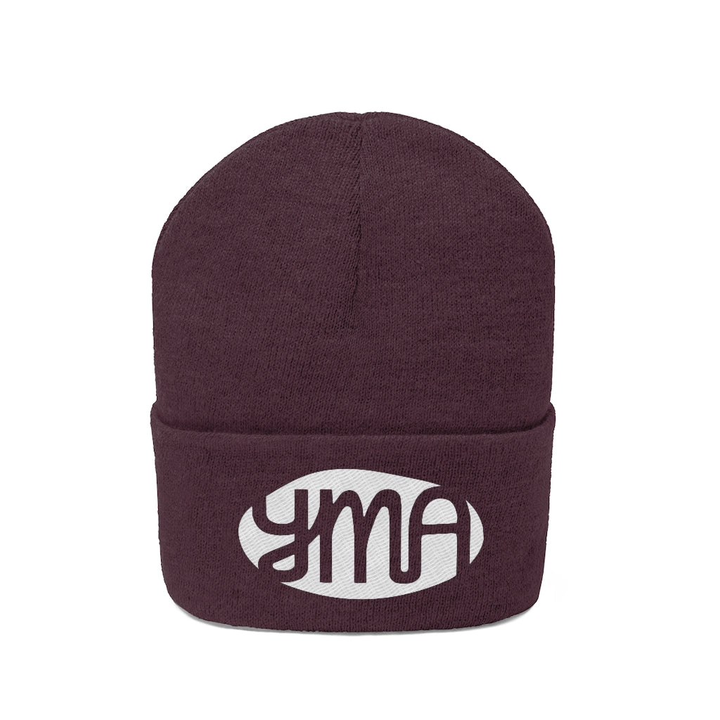 Embroidered YMA Logo Knit Beanie