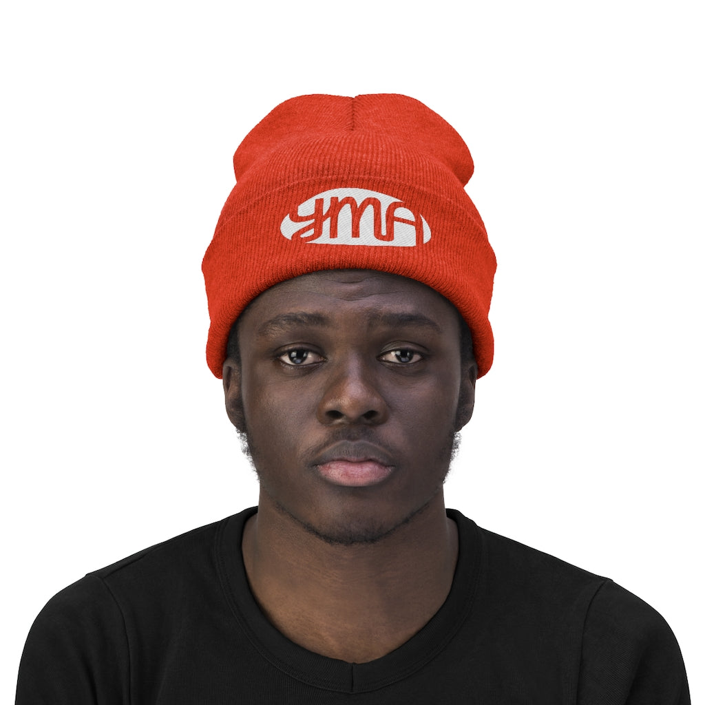 Embroidered YMA Logo Knit Beanie