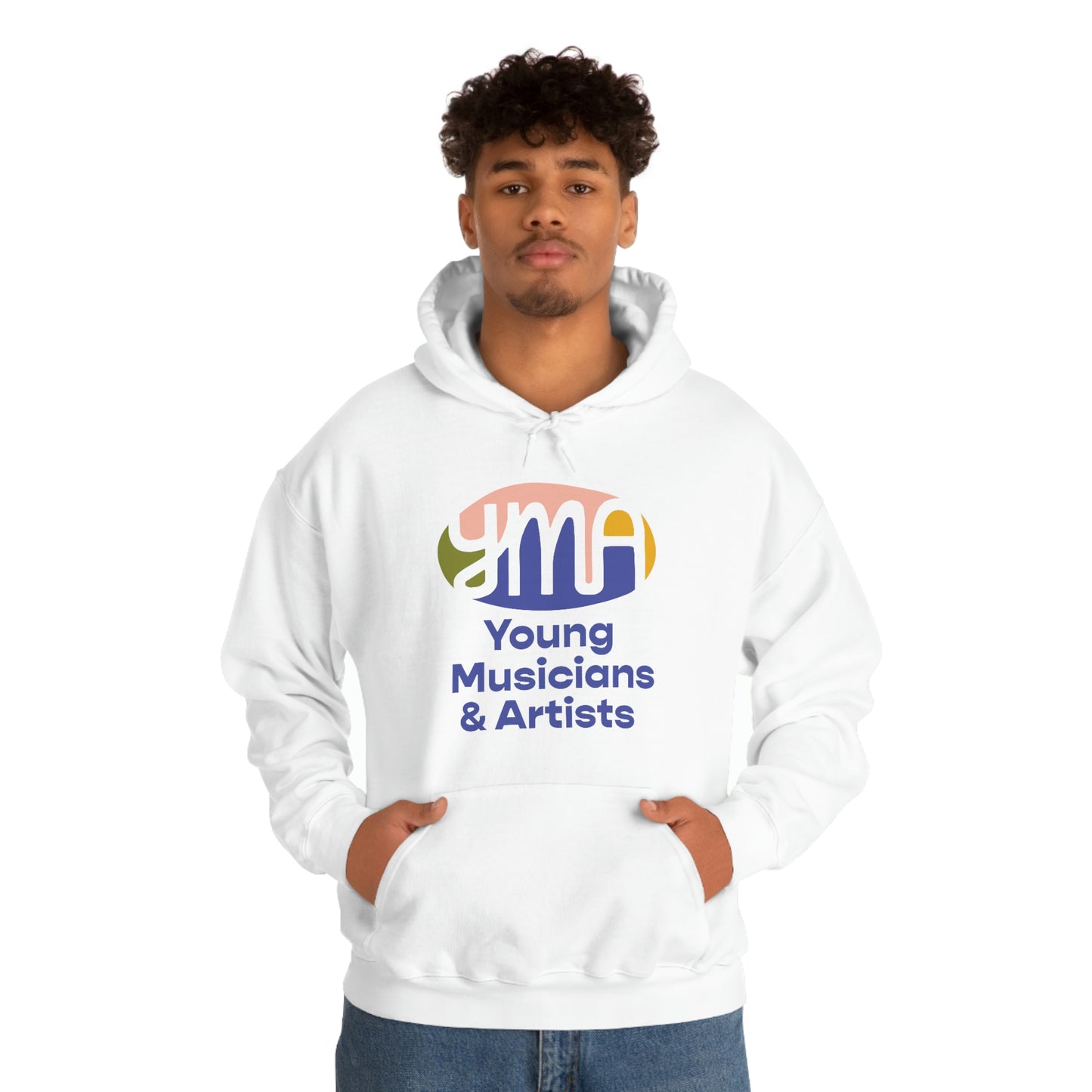 Unisex YMA Logo Hooded Sweatshirt