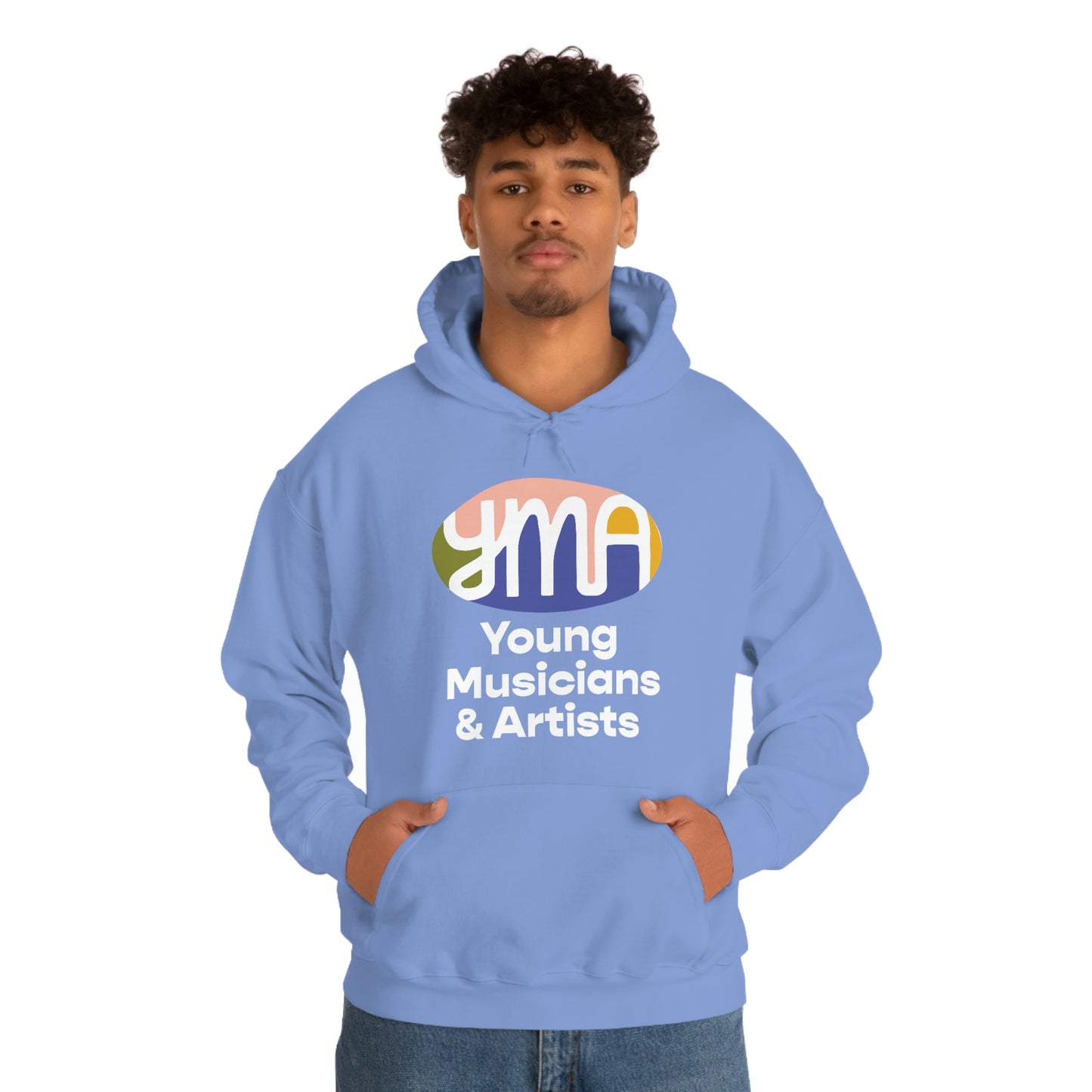 Unisex YMA Logo Hooded Sweatshirt