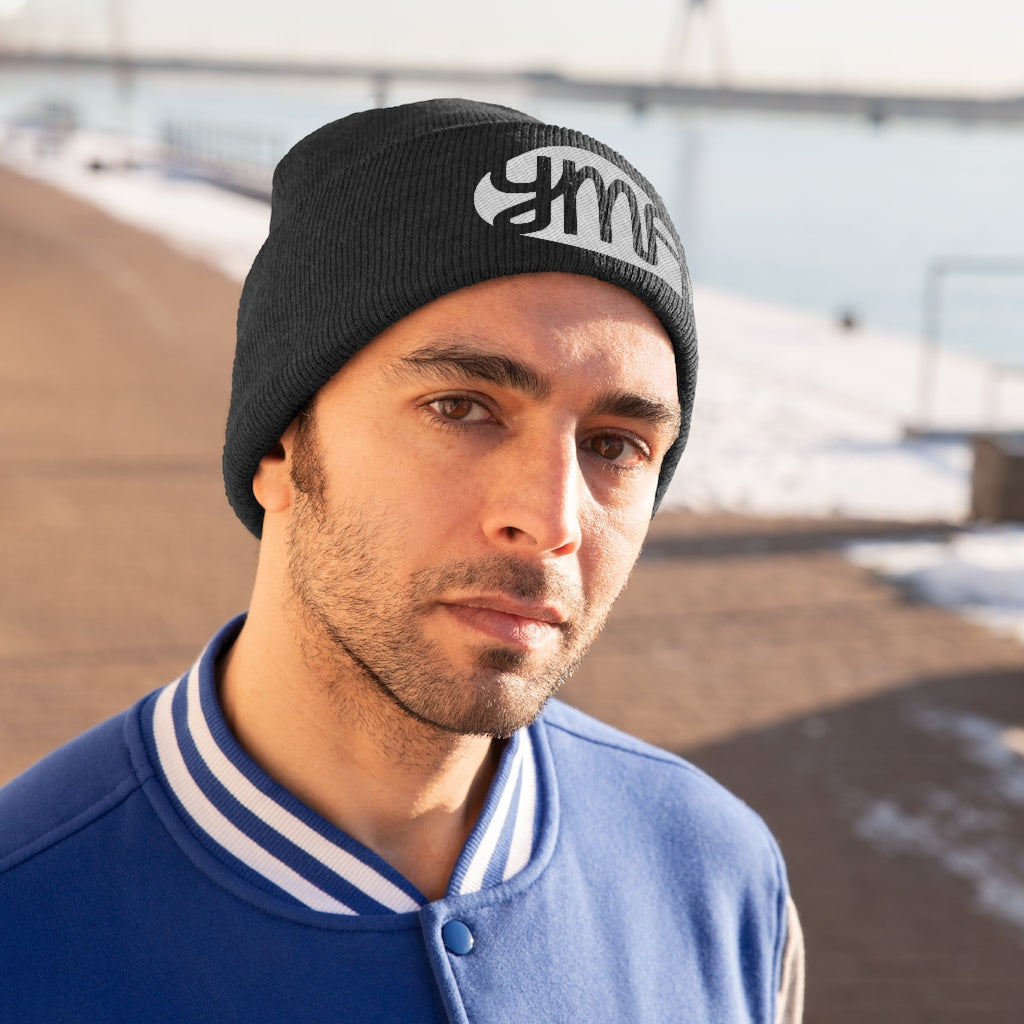 Embroidered YMA Logo Knit Beanie
