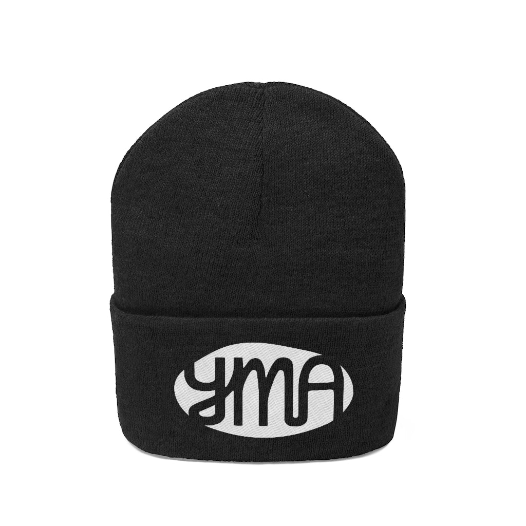 Embroidered YMA Logo Knit Beanie