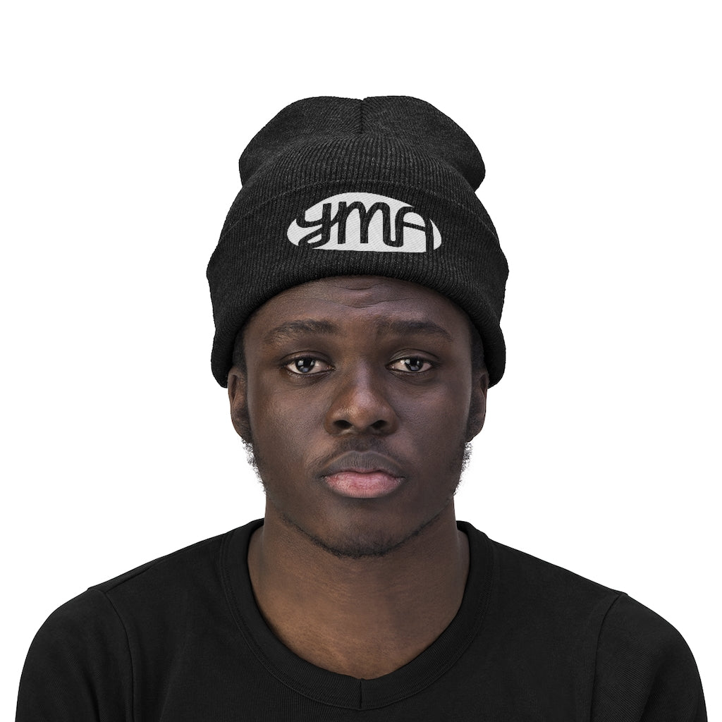 Embroidered YMA Logo Knit Beanie