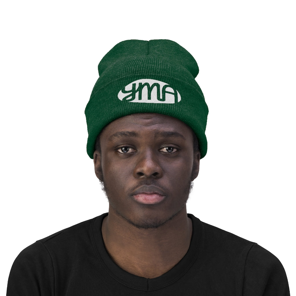 Embroidered YMA Logo Knit Beanie
