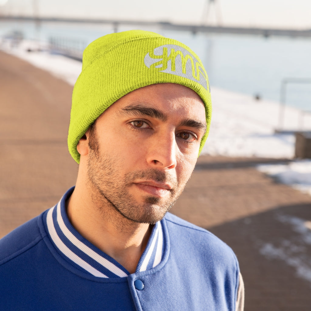 Embroidered YMA Logo Knit Beanie
