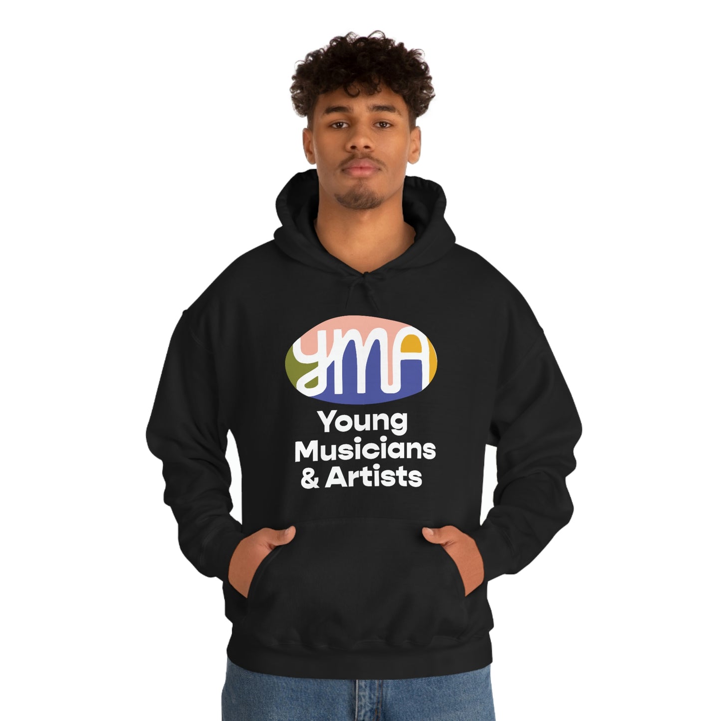 Unisex YMA Logo Hooded Sweatshirt