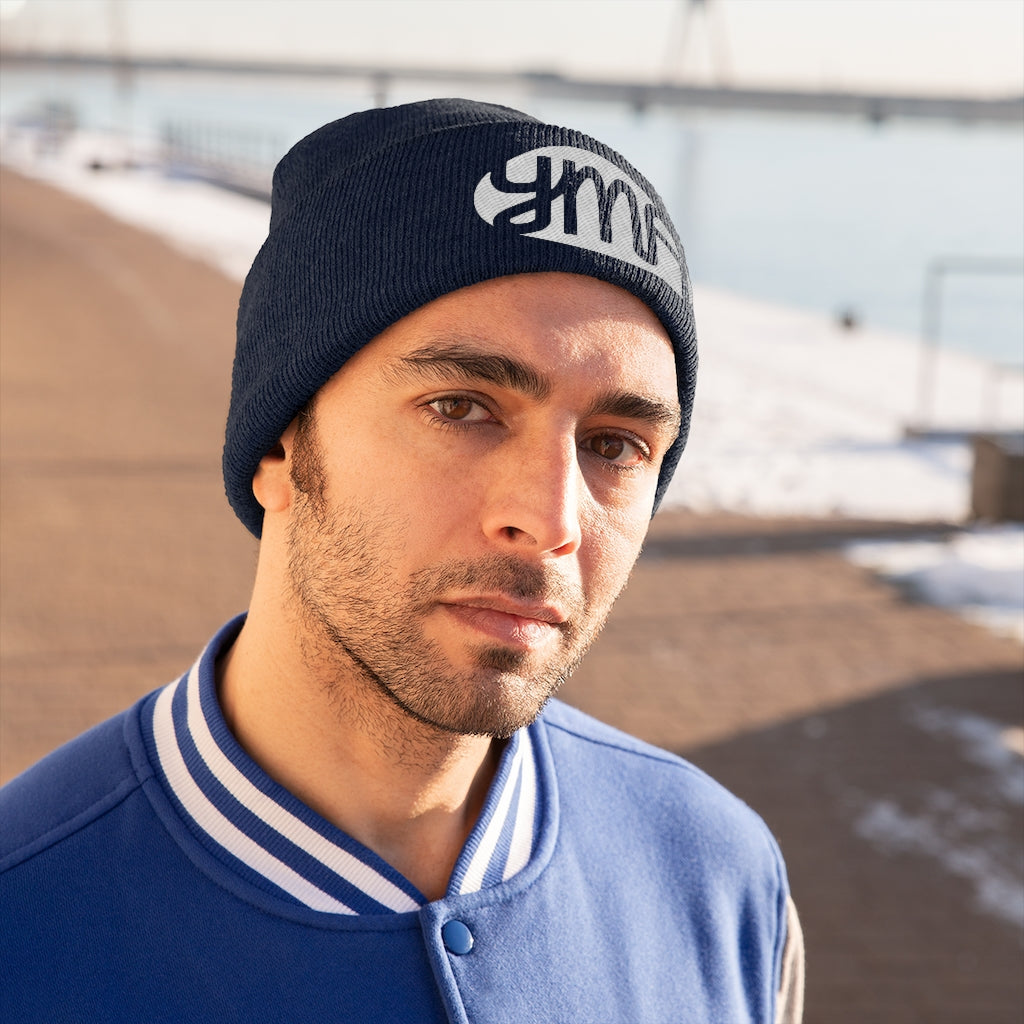 Embroidered YMA Logo Knit Beanie