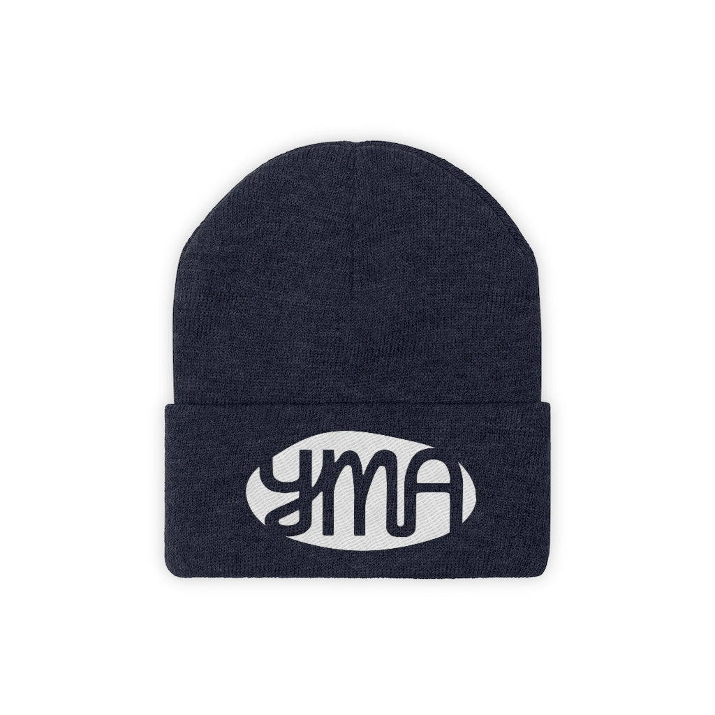 Embroidered YMA Logo Knit Beanie