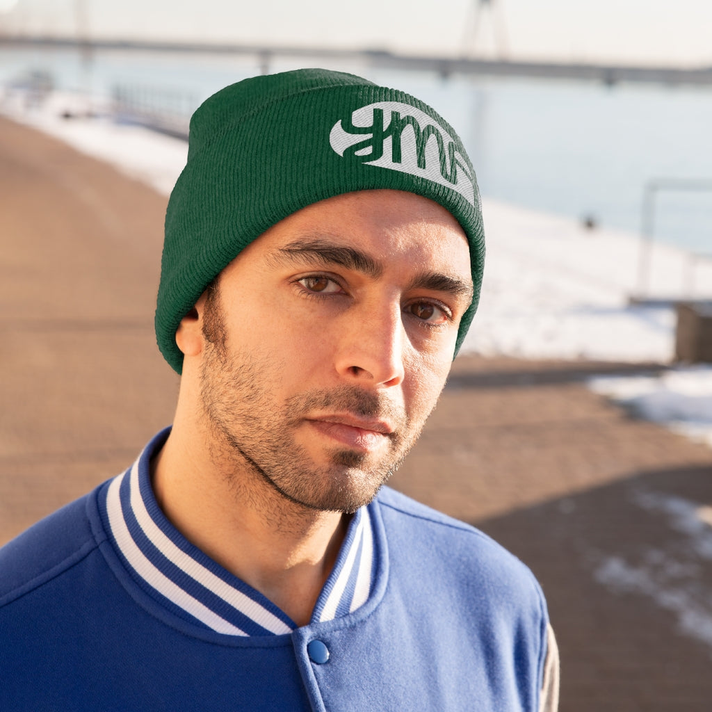Embroidered YMA Logo Knit Beanie