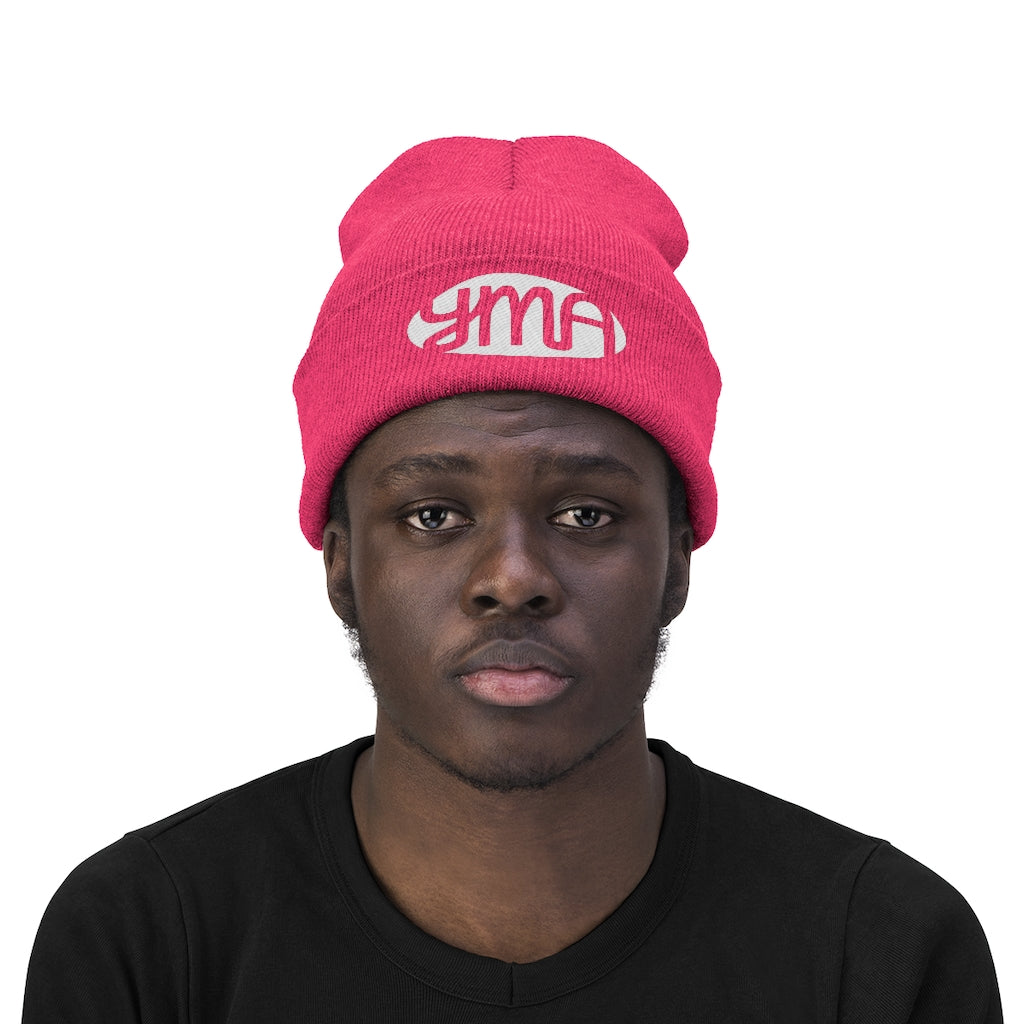 Embroidered YMA Logo Knit Beanie
