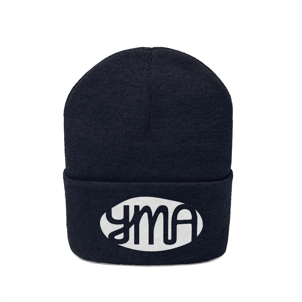 Embroidered YMA Logo Knit Beanie