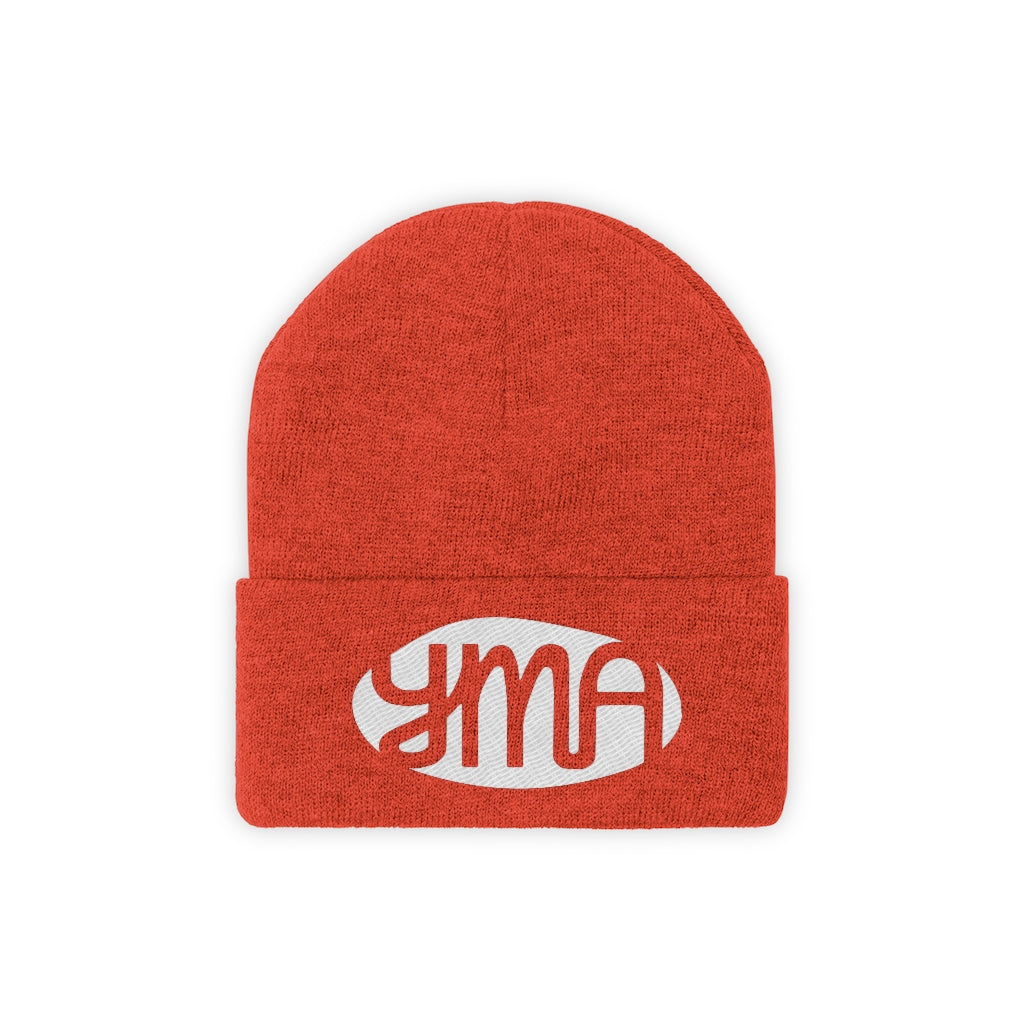 Embroidered YMA Logo Knit Beanie