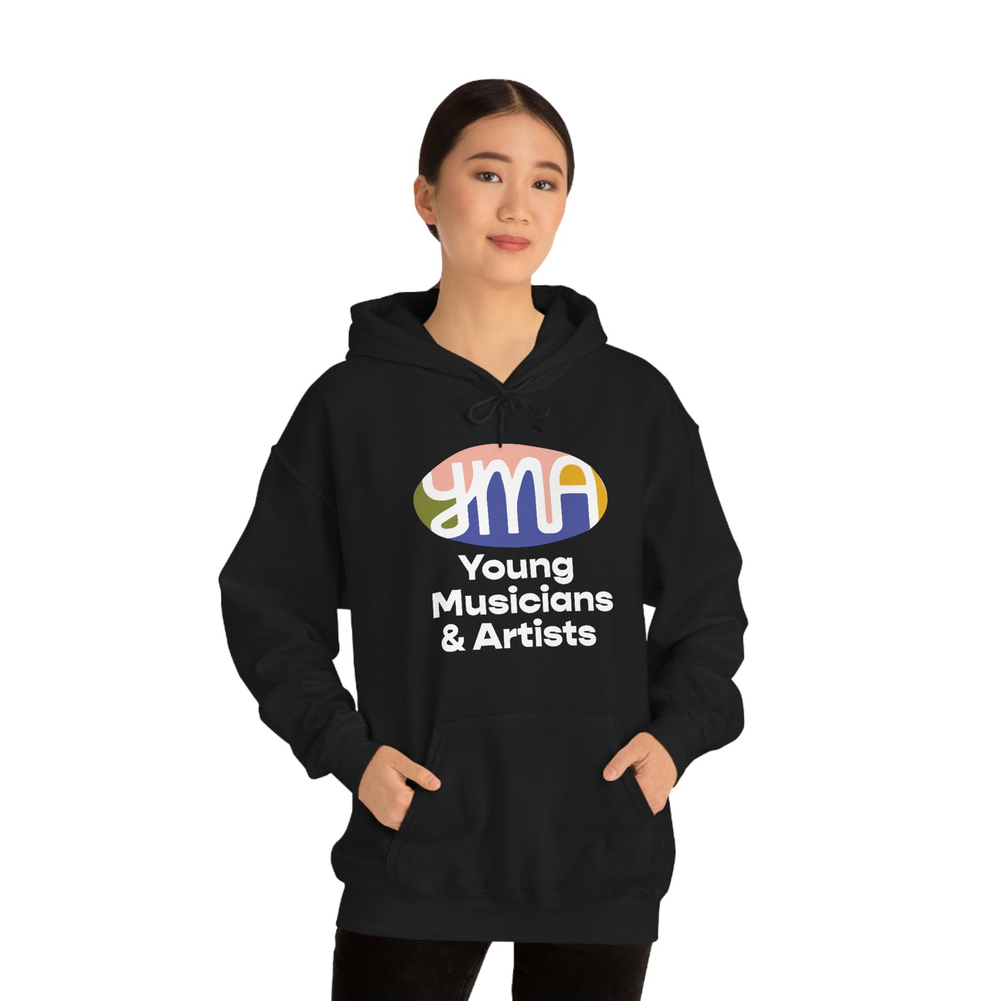 Unisex YMA Logo Hooded Sweatshirt