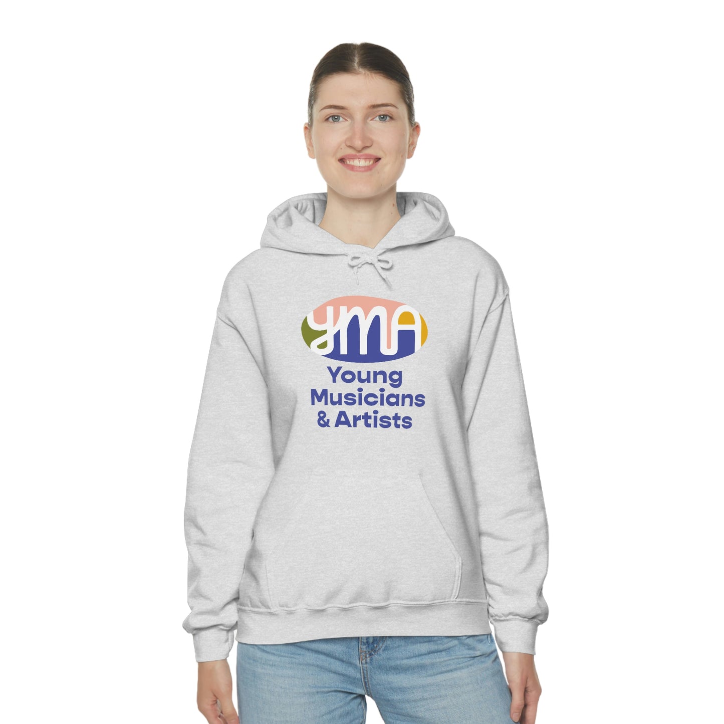 Unisex YMA Logo Hooded Sweatshirt