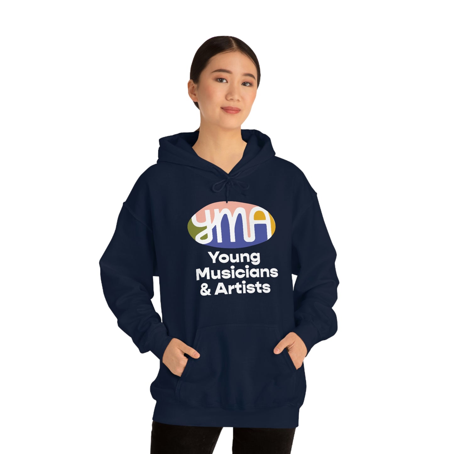 Unisex YMA Logo Hooded Sweatshirt