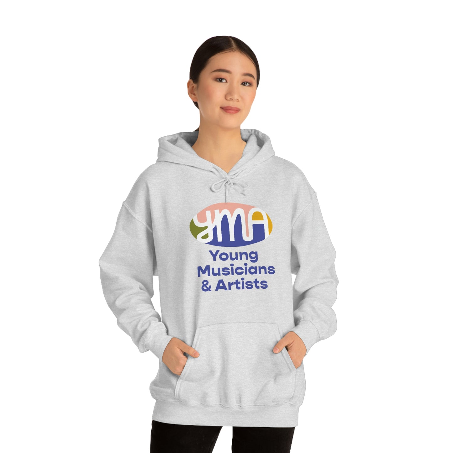 Unisex YMA Logo Hooded Sweatshirt