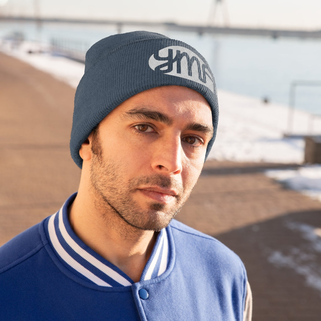 Embroidered YMA Logo Knit Beanie