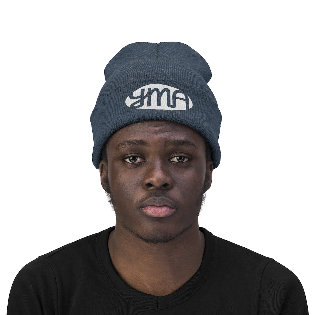 Embroidered YMA Logo Knit Beanie