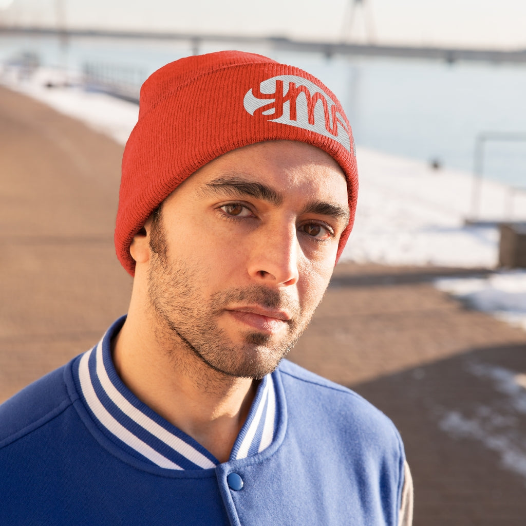 Embroidered YMA Logo Knit Beanie