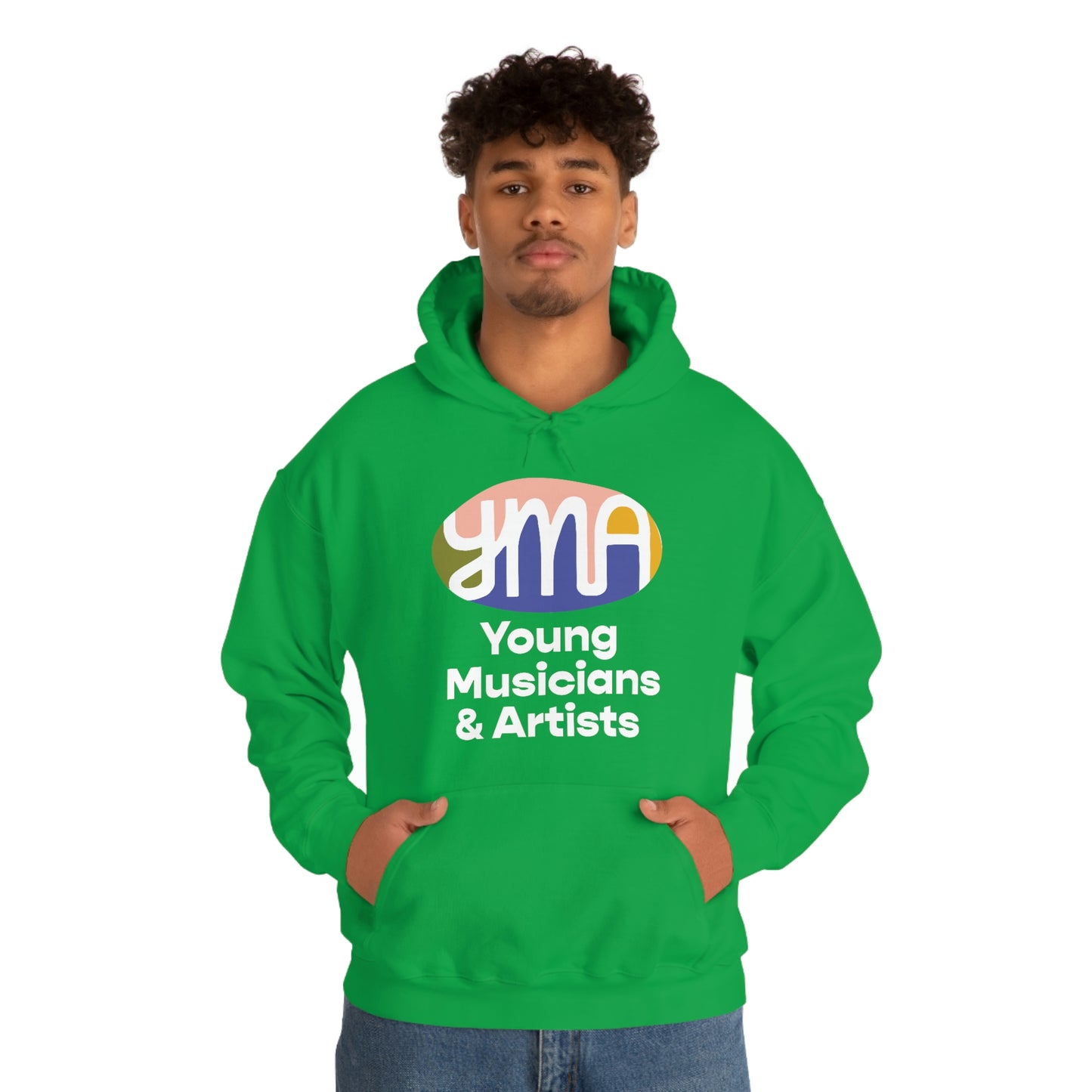 Unisex YMA Logo Hooded Sweatshirt