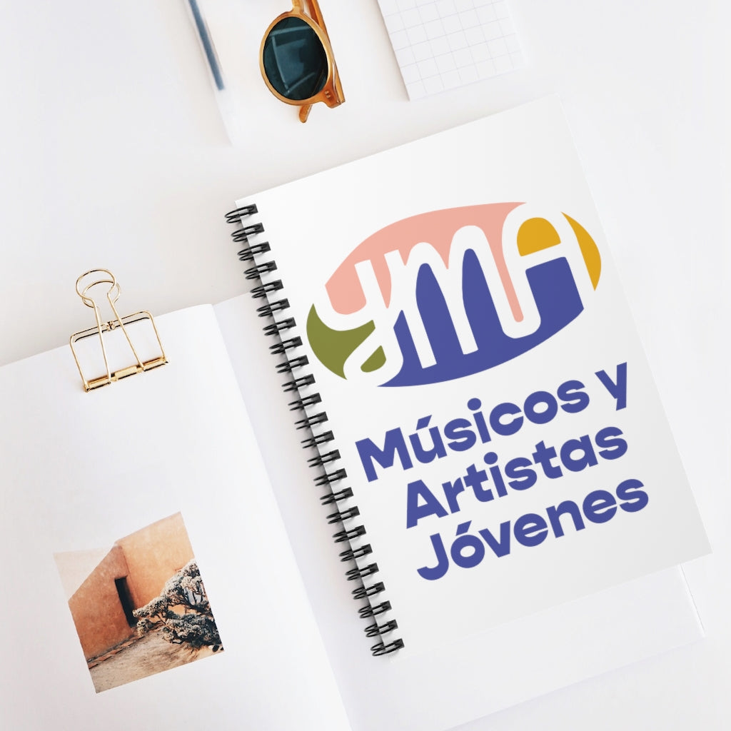 Spanish YMA Logo Spiral Notebook - Ruled Line