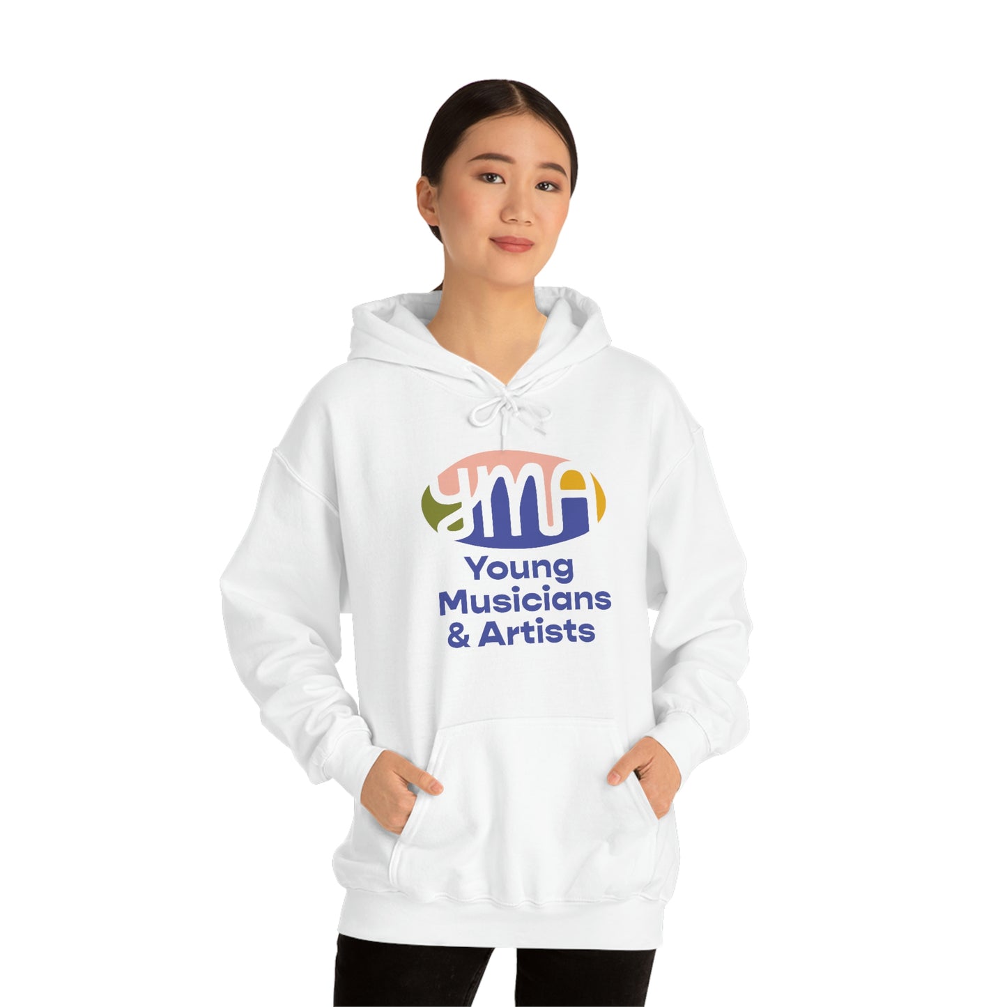 Unisex YMA Logo Hooded Sweatshirt