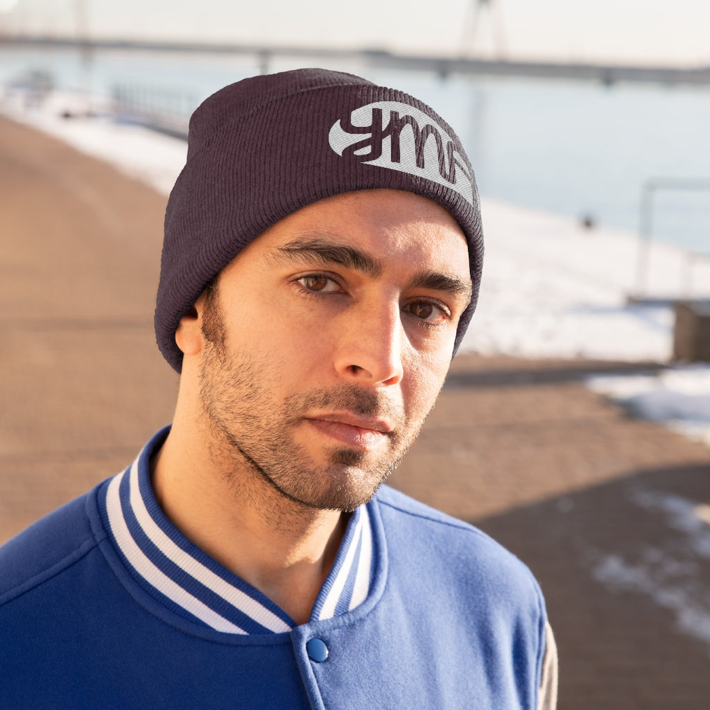 Embroidered YMA Logo Knit Beanie
