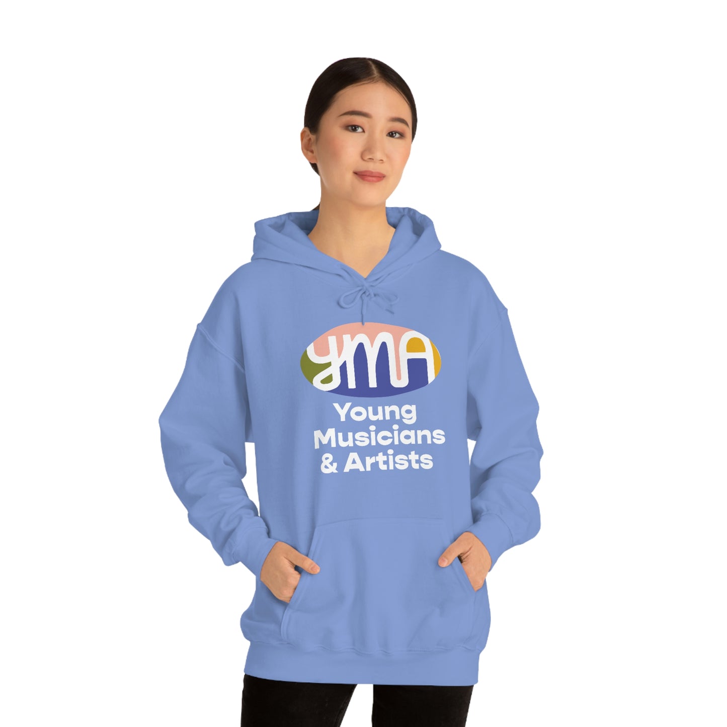 Unisex YMA Logo Hooded Sweatshirt