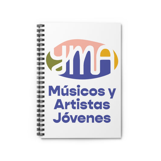 Spanish YMA Logo Spiral Notebook - Ruled Line