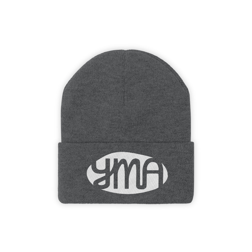Embroidered YMA Logo Knit Beanie