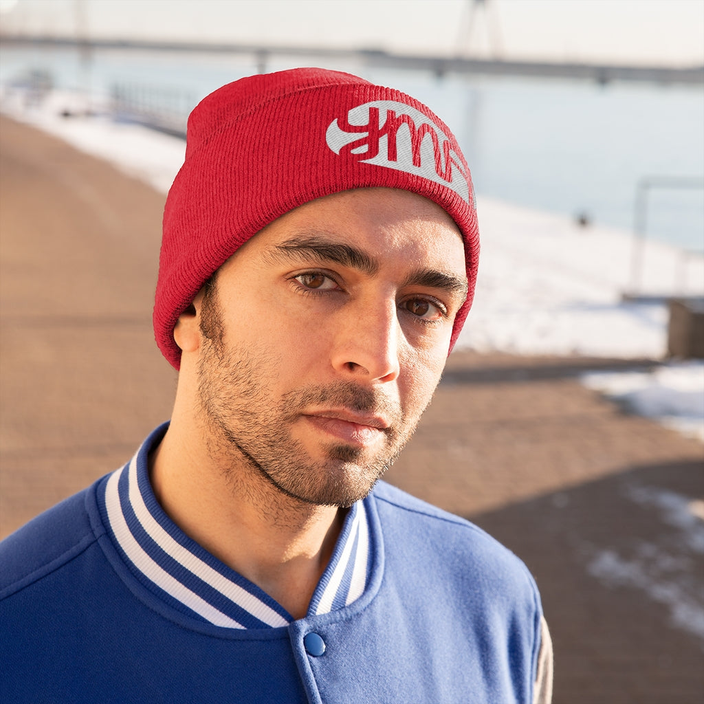 Embroidered YMA Logo Knit Beanie