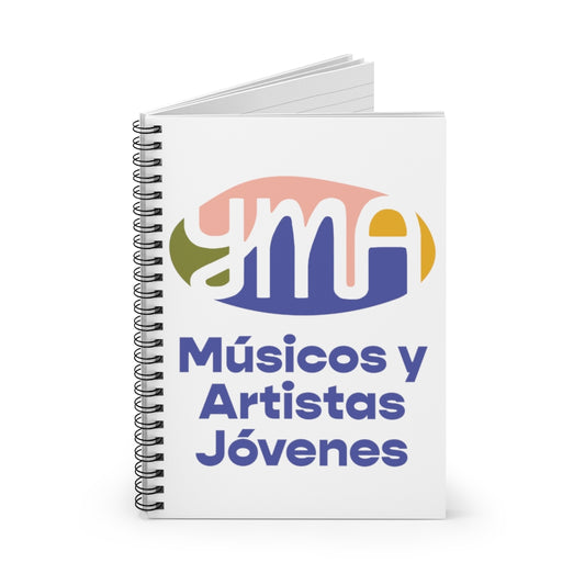 Spanish YMA Logo Spiral Notebook - Ruled Line