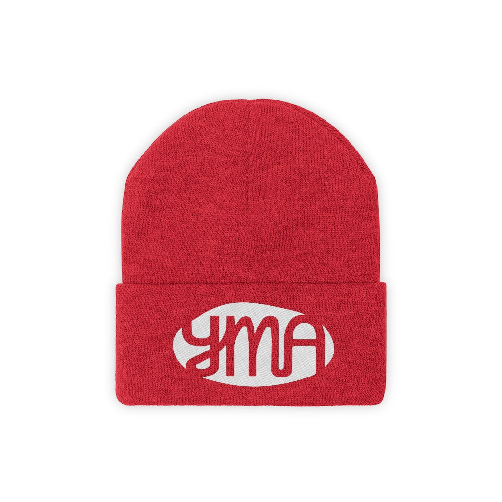 Embroidered YMA Logo Knit Beanie